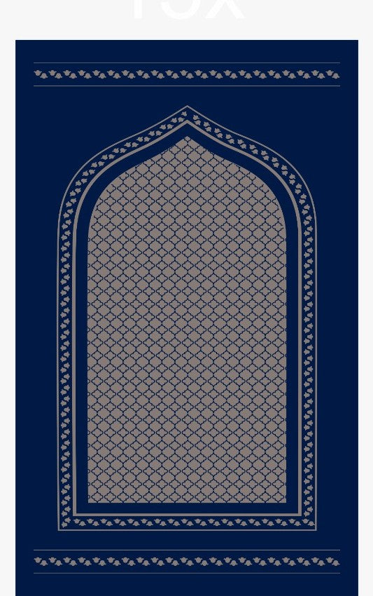 Blue prayer mat
